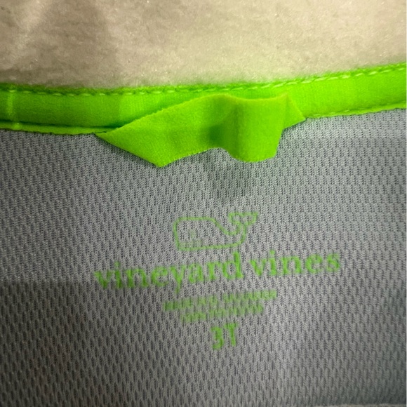 🆕🐑Vineyard Vines🐑Fleece Half Zip Size 3T - Picture 3 of 3